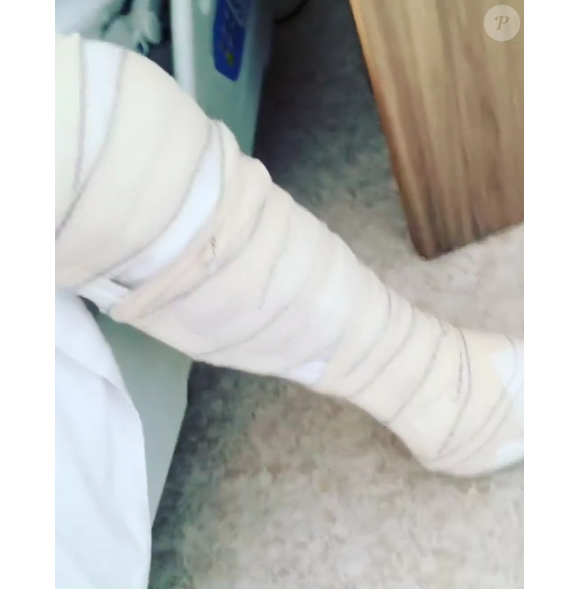 Benjamin Castaldi à l'hôpital le 11 décembre 2018.
