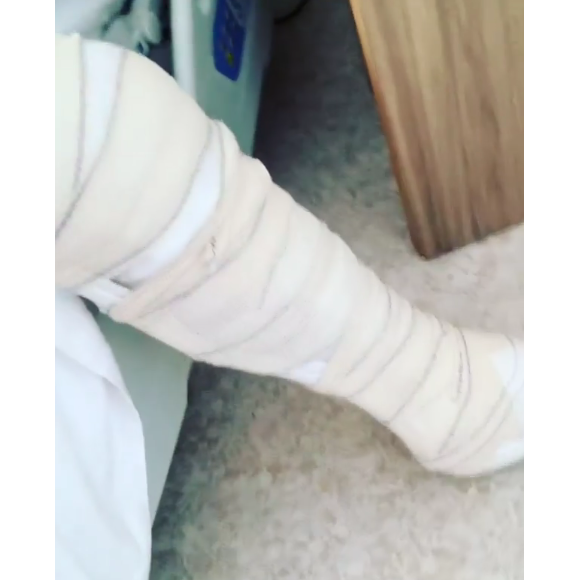Benjamin Castaldi à l'hôpital le 11 décembre 2018.