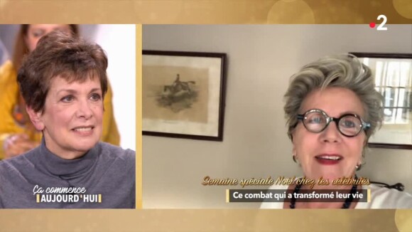 Françoise Laborde adresse un message émouvant à sa soeur Catherine dans "Ça commence aujourd'hui" sur France 2, le 12 décembre 2018.