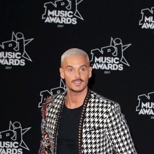 Le chanteur français M. Pokora (Matt Pokora) et sa compagne la chanteuse américaine Christina Milian - 19ème édition des NRJ Music Awards à Cannes le 4 novembre 2017. © Dominique Jacovides/Bestimage