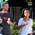 Christina Milian et Matt Pokora à Los Angeles, le 6 février 2018.
