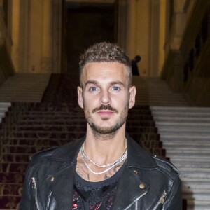 Matt Pokora au défilé Balmain PAP femme printemps / été 2019 à l'hôtel de ville de Paris le 28 septembre 2018. © Olivier Borde / Bestimage