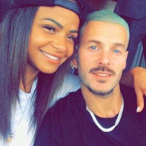 Christina Milian et M. Pokora lors d'un match de Los Angeles Galaxy à Los Angeles. Instagram, le 9 avril 2018.