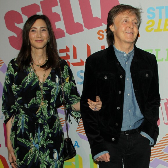 Paul McCartney with wife Nancy Shevell - Soirée de présentation Stella McCartney Automne 2018 à Pasadena, Californie, Etats-Unis, le 16 janvier 2018. © AdMedia/Zuma Press/Bestimage  Celebs attending the Stella McCartney Autumn 2018 Presentation held at S.I.R. Studios in Los Angeles, CA, USA on January 16, 2018.16/01/2018 - Pasadena