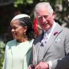 Doria Ragland et Le prince Charles, prince de Galles - Les invités à la sortie de la chapelle St. George au château de Windsor, Royaume Uni, le 19 mai 2018.