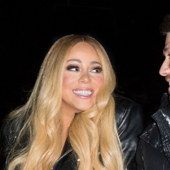 Exclusif - Mariah Carey et son compagnon Bryan Tanaka posent à l'occasion de son concert à Bruxelles le 14 décembre 2018.