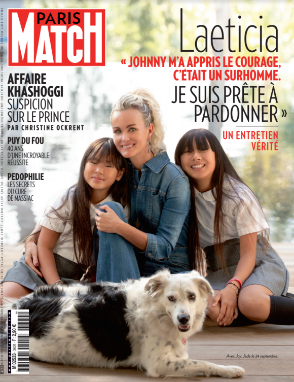 Couverture du magazine "Paris Match" en kiosque le 24 octobre 2018.