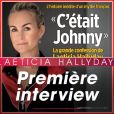La couverture du Point avec Laeticia Hallyday qui s'exprime pour la première fois dpeuis la mort de Johnny Hallyday dévoilée lors du JT de TF1, le 11 mars 2018.