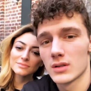 Benjamin Pavard se montre avec Rachel Legrain-Trapani sur Instagram le 26 décembre 2018.