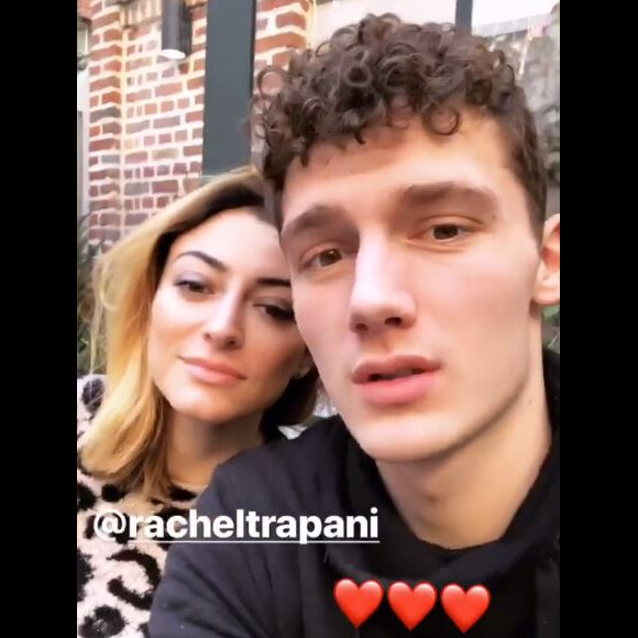 Benjamin Pavard se montre avec Rachel Legrain-Trapani sur Instagram le 26 décembre 2018.