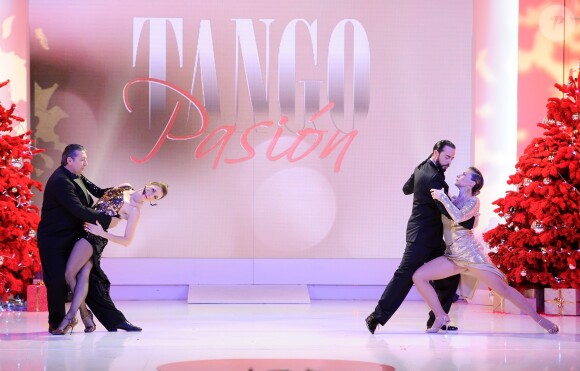 Exclusif - Tango Pasion - Enregistrement de l'émission "Vivement Dimanche" présentée par Michel Drucker et diffusée le 30 décembre 2018 sur France 2. © Guillaume Gaffiot / Bestimage