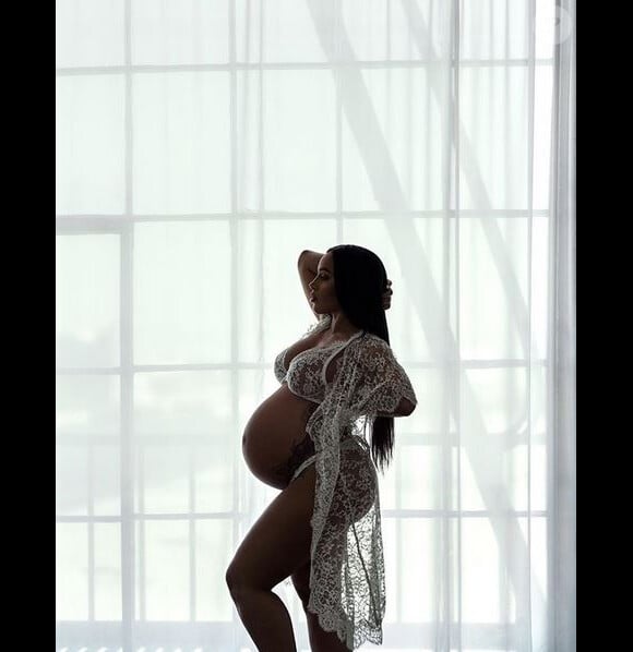 Joie Chavis enceinte. Décembre 2018.