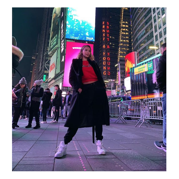 Nabilla à New York en ce tout début d'année 2019.