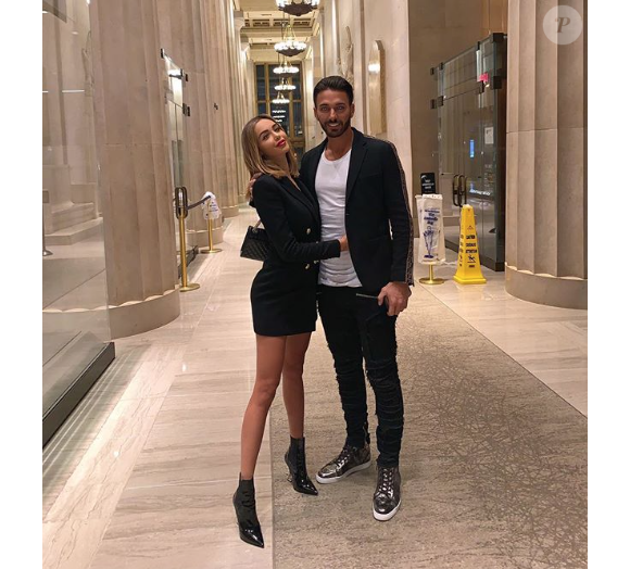 Nabilla à New York en ce tout début d'année 2019. Ici avec son fiancé Thomas Vergara.