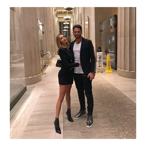 Nabilla à New York en ce tout début d'année 2019. Ici avec son fiancé Thomas Vergara.