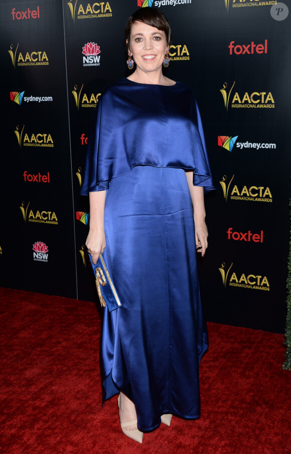 Olivia Colman - Photocall de la 8ème cérémonie des "AACTA (Australian Academy of Cinema and Television Arts)" à Los Angeles. Le 4 janvier 2019