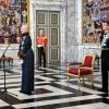 Le prince Frederik et la princesse Mary secondaient la reine Margrethe II de Danemark lors de la réception du nouvel an donnée le 3 janvier 2019 au palais de Christiansborg en l'honneur du corps diplomatique.