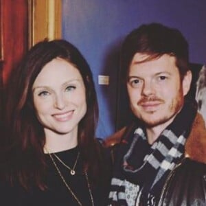 Sophie Ellis-Bextor pose avec son mari Richard Jones, au Harold Pinter Theatre. Instagram, janvier 2019