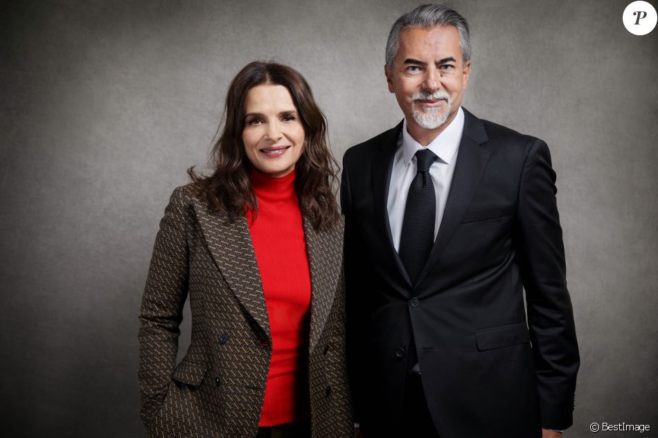 Qui Est Le Mari De Juliette Binoche Exclusif - Juliette Binoche et Medhi Hamdi - Les membres du jury des