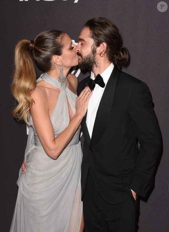 Heidi Klum et son compagnon Tom Kaulitz - Soirée "Warner InStyle Golden Globes After Party" au Beverly Hilton Hotel à Beverly Hills. Le 6 janvier 2019.