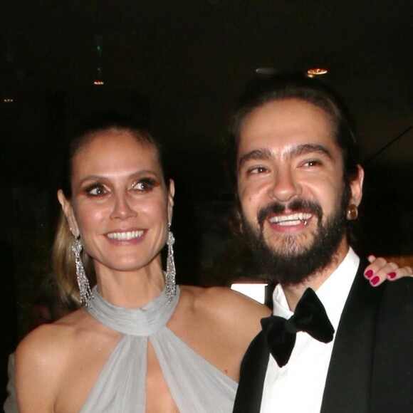 Heidi Klum et son compagnon Tom Kaulitz - Soirée "Warner InStyle Golden Globes After Party" au Beverly Hilton Hotel à Beverly Hills. Le 6 janvier 2019