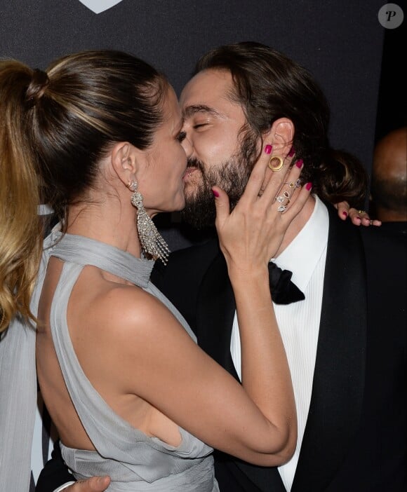 Heidi Klum et son compagnon Tom Kaulitz - Soirée "Warner InStyle Golden Globes After Party" au Beverly Hilton Hotel à Beverly Hills. Le 6 janvier 2019.