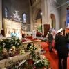 Les obsèques de Jeanne Augier, la propriétaire de l'hôtel Negresco, en l'Eglise Saint-Pierre-d'Arène à Nice le 12 janvier 2019 © Bruno Bebert/Bestimage