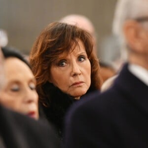 Denise Fabre - Les obsèques de Jeanne Augier, la propriétaire de l'hôtel Negresco, en l'Eglise Saint-Pierre-d'Arène à Nice le 12 janvier 2019 © Bruno Bebert/Bestimage