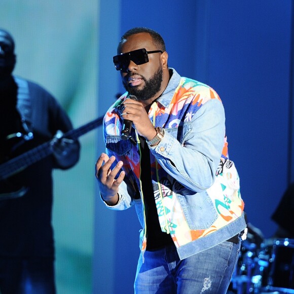Exclusif - Maître Gims - Enregistrement de l'émission "Vivement Dimanche" présentée par Michel Drucker et diffusée le 13 janvier 2019 sur France 2. Le 17 décembre 2018 © Guillaume Gaffiot / Bestimage