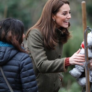 Kate Middleton, duchesse de Cambridge, s'est rendue au King Henry's Walk Garden dans le district d'Islington à Londres, le 15 janvier 2019.