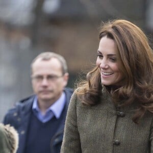 Kate Middleton, duchesse de Cambridge, s'est rendue au King Henry's Walk Garden dans le district d'Islington à Londres, le 15 janvier 2019.