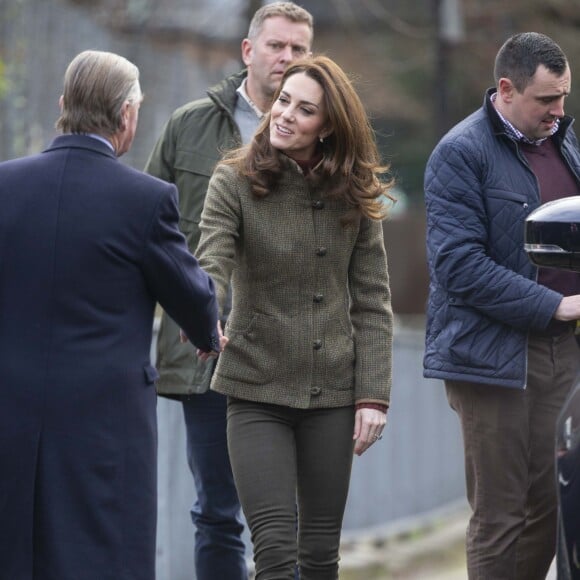 Kate Middleton, duchesse de Cambridge, s'est rendue au King Henry's Walk Garden dans le district d'Islington à Londres, le 15 janvier 2019.