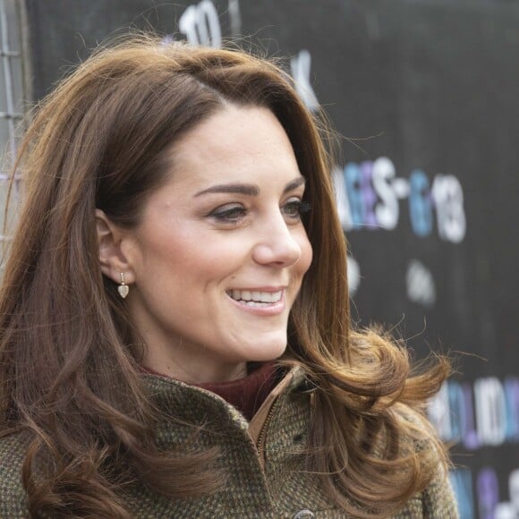 Kate Middleton, duchesse de Cambridge, s'est rendue au King Henry's Walk Garden dans le district d'Islington à Londres, le 15 janvier 2019.