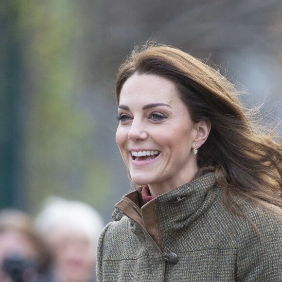 Kate Middleton, duchesse de Cambridge, s'est rendue au King Henry's Walk Garden dans le district d'Islington à Londres, le 15 janvier 2019.