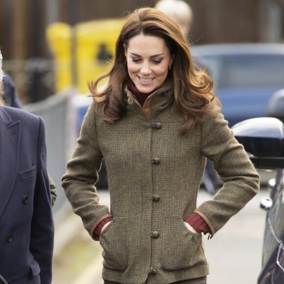 Kate Middleton, duchesse de Cambridge, s'est rendue au King Henry's Walk Garden dans le district d'Islington à Londres, le 15 janvier 2019.