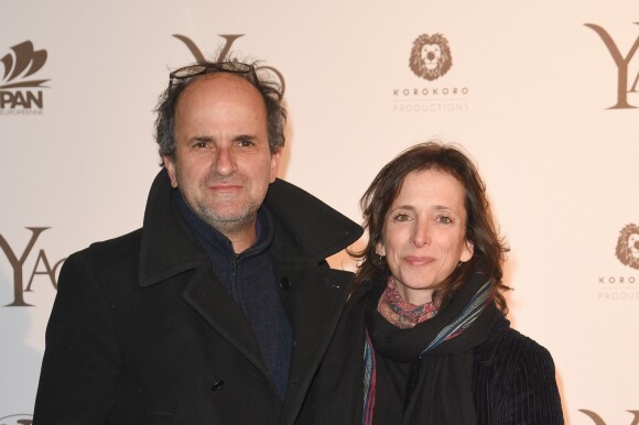 Lionel Abelanski et sa femme Nathalie Levy-Lang à l'avant-première du film "Yao" au cinéma Le Grand Rex à Paris le 15 janvier 2019. © Coadic Guirec/Bestimage
