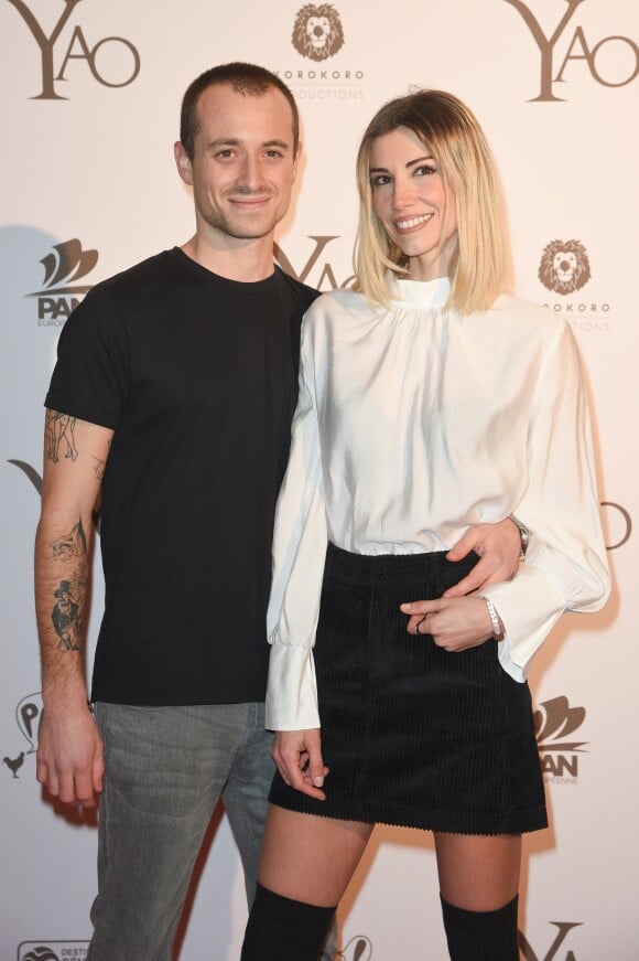 Hugo Clément et sa compagne Alexandra Rosenfeld (Miss France 2006) à l'avant-première du film "Yao" au cinéma Le Grand Rex à Paris le 15 janvier 2019. © Coadic Guirec/Bestimage