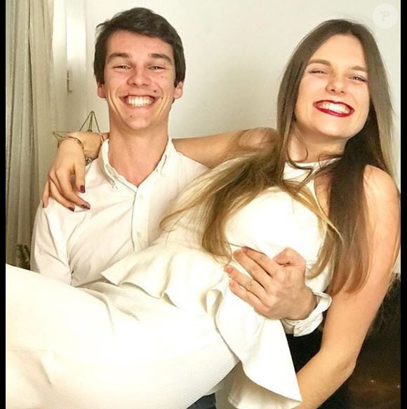 Charles et Ava tout sourire sur Instagram, 8 janvier 2019
