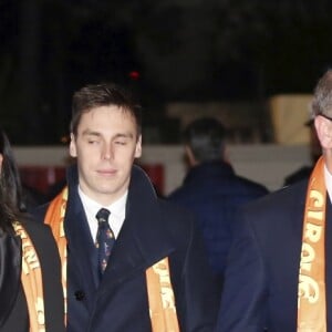 La princesse Stéphanie de Monaco a assisté en compagnie du prince Albert II et de Louis Ducruet avec sa fiancée Marie à la soirée d'ouverture du 43e Festival international du cirque de Monte-Carlo sous le chapiteau de Fontvieille à Monaco le 17 janvier 2019. © Jean-François Ottonello/Nice-Matin/Bestimage