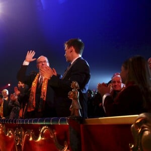 La princesse Stéphanie de Monaco a assisté en compagnie du prince Albert II et de Louis Ducruet avec sa fiancée Marie à la soirée d'ouverture du 43e Festival international du cirque de Monte-Carlo sous le chapiteau de Fontvieille à Monaco le 17 janvier 2019. © Jean-François Ottonello/Nice-Matin/Bestimage