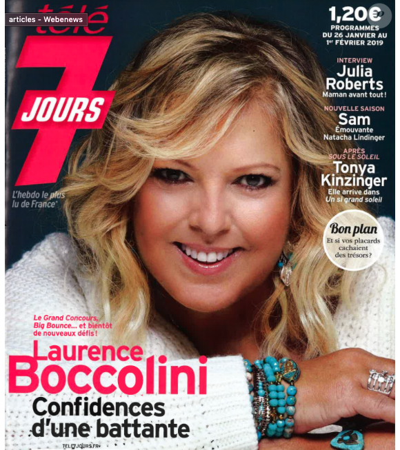 Magazine Télé 7 jours, en kiosques le 19 janvier 2019.
