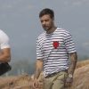 Exclusif - Liam Payne s'éclate avec son ami saoudien Abdullah Elkhereiji sur un méga yacht dans le sud de la France le 28 juillet 2018.