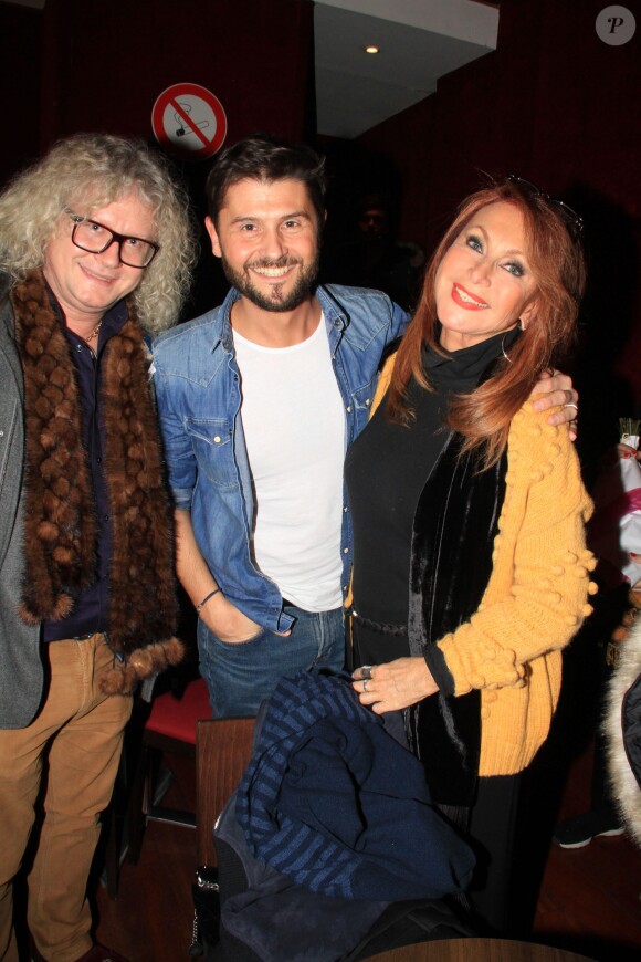 Exclusif - Pierre-Jean Chalençon, Christophe Beaugrand et Julie Pietri - After-show de Chantal Ladesou au Casino de Paris le 13 janvier 2019. © Philippe Baldini/Bestimage