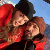 Nabilla au ski en Autriche, le 20 janvier 2019. Ici avec son fiancé Thomas Vergara !