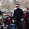 Cristiano Ronaldo se rend au tribunal pour fraude fiscale avec sa compagne Georgina Rodríguez à Madrid en Espagne le 22 janvier 2019.