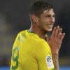 Emiliano Sala lors du match du FC Nantes contre le FC Toulouse au Stade de la Beaujoire le 20 octobre 2018. Le 21 janvier 2019, le footballeur italo-argentin a disparu à bord d'un avion qui le menait à Cardiff, où il venait d'être transféré. © Pierre Perusseau/Bestimage