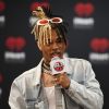 Le rappeur XXXTentacion en interview sur iHeart Radio à Fort Lauderdale, le 26 mai 2017.