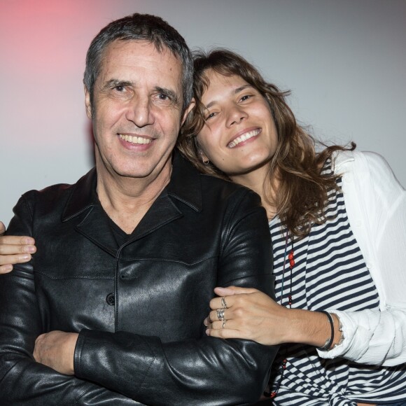 Exclusif - No Tabloids - Julien Clerc et sa fille Vanille - Julien Clerc en concert à la Salle Pleyel pour "La Tournée des 50 ans" à Paris le 18 mars 2018 © Cyril Moreau