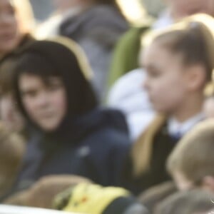 Catherine Kate Middleton (Comtesse de Strathearn en Ecosse) à la rencontre des employés de l'usine Michelin de Dundee, en Ecosse, puis des enfants des écoles le 29 janvier 2019.