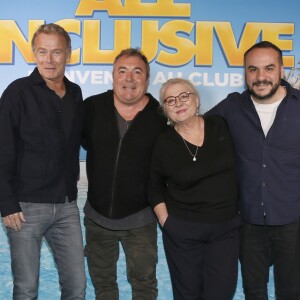 Exclusif - Fabien Onteniente, Franck Dubosc, Josiane Balasko, François Xavier Demaison, Camille Lavabre - Avant-première du film "All Inclusive" au Gaumont Opéra à Paris le 3 février 2019. © Alain Guizard/Bestimage